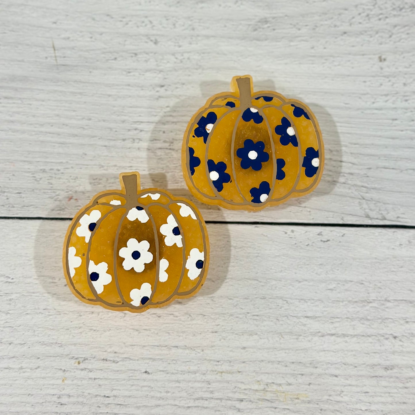 Pumpkin Flower Vent Clip Freshie