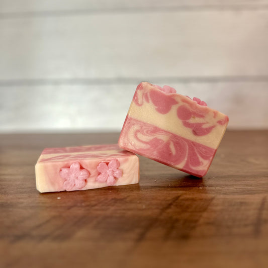 Japanese Cherry Blossom Goat Milk Soap